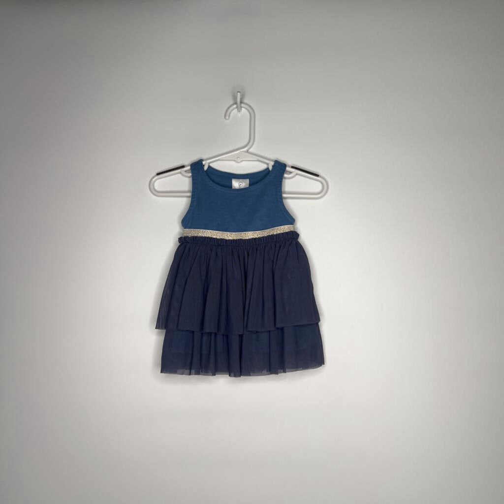 Hanna Andersson Dress Casual Infant 6m Blue - Duck Worth Wearing