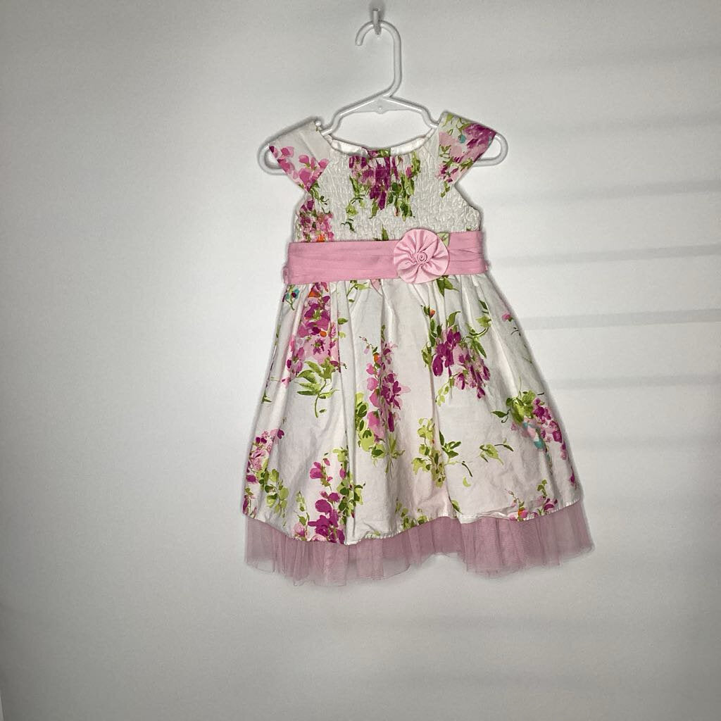 youngland pink dress YOUNGLAND Girls size 2T Pink Plaid Dress