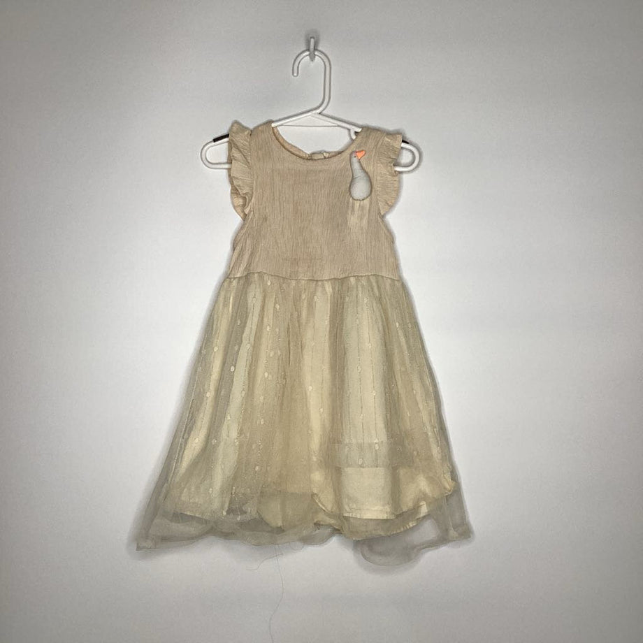 cream color toddler dress Dress Casual Toddler 4 cream