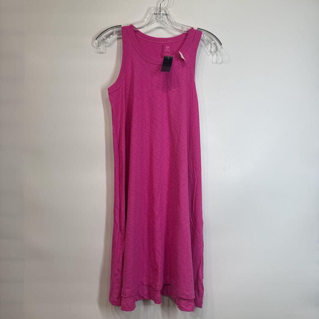 gap dress pink Gap Women's Pink Summer Maxi Dress Size Hot Pink Tiered New Nwt
