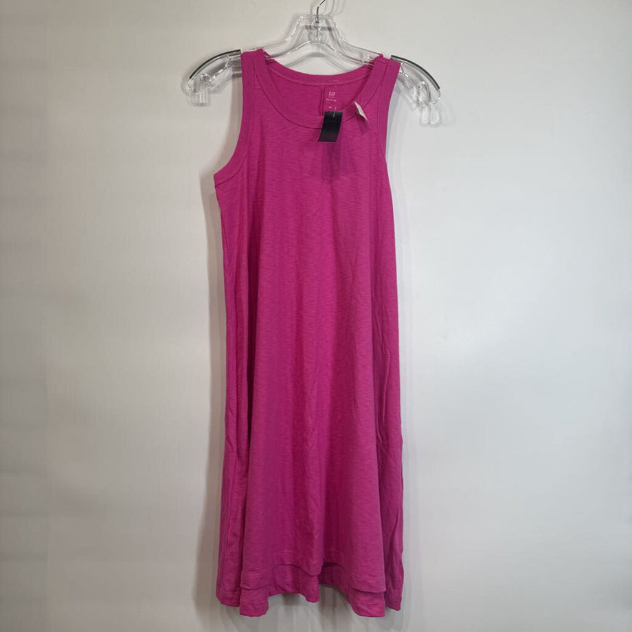 gap pink dress Gap Women's Pink Summer Maxi Dress Size Hot Pink Tiered New Nwt