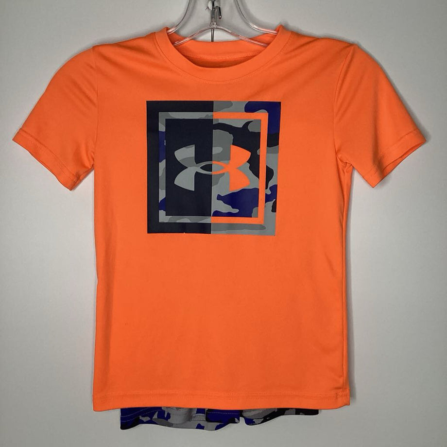 Orange under armour sales shirt youth