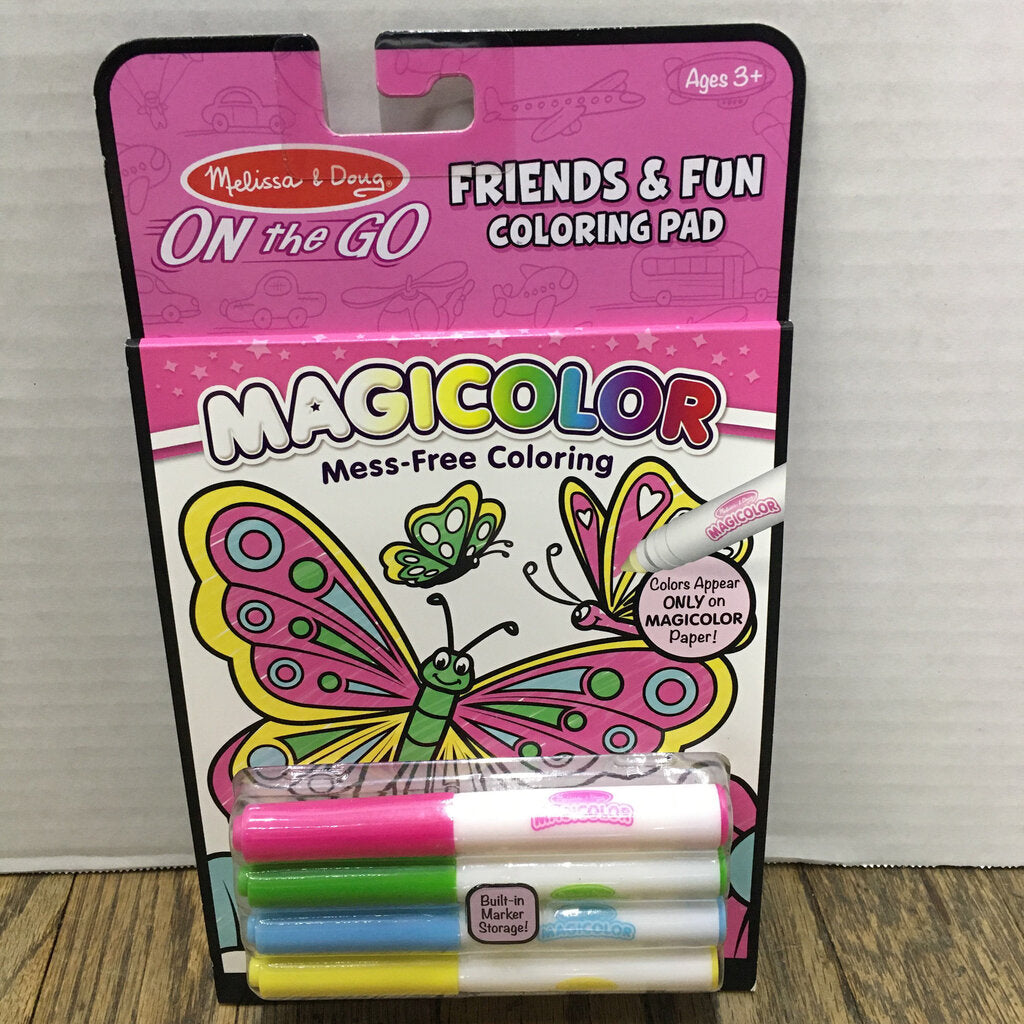 Melissa & Doug Coloring Pad - Friends & Fun (Magicolor)
